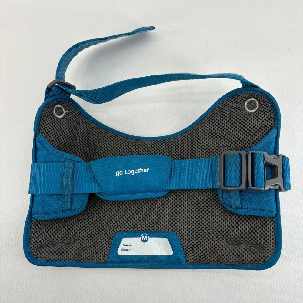Kurgo Townie Blue Dog Harness Size M 25-50LBS Blue Mesh Padded‎ Adjustable